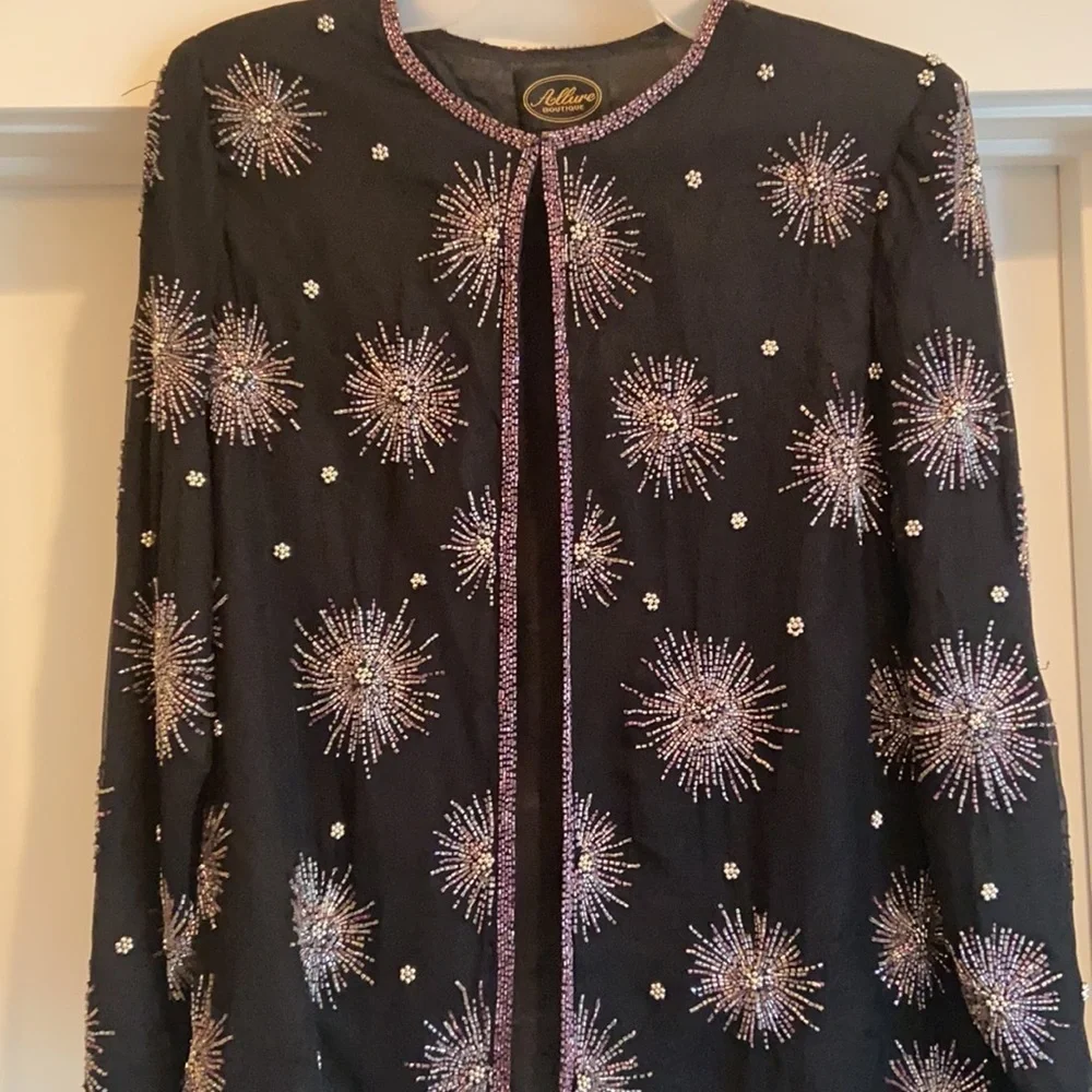 Bling Beaded Jacket Topper Subtle Classic